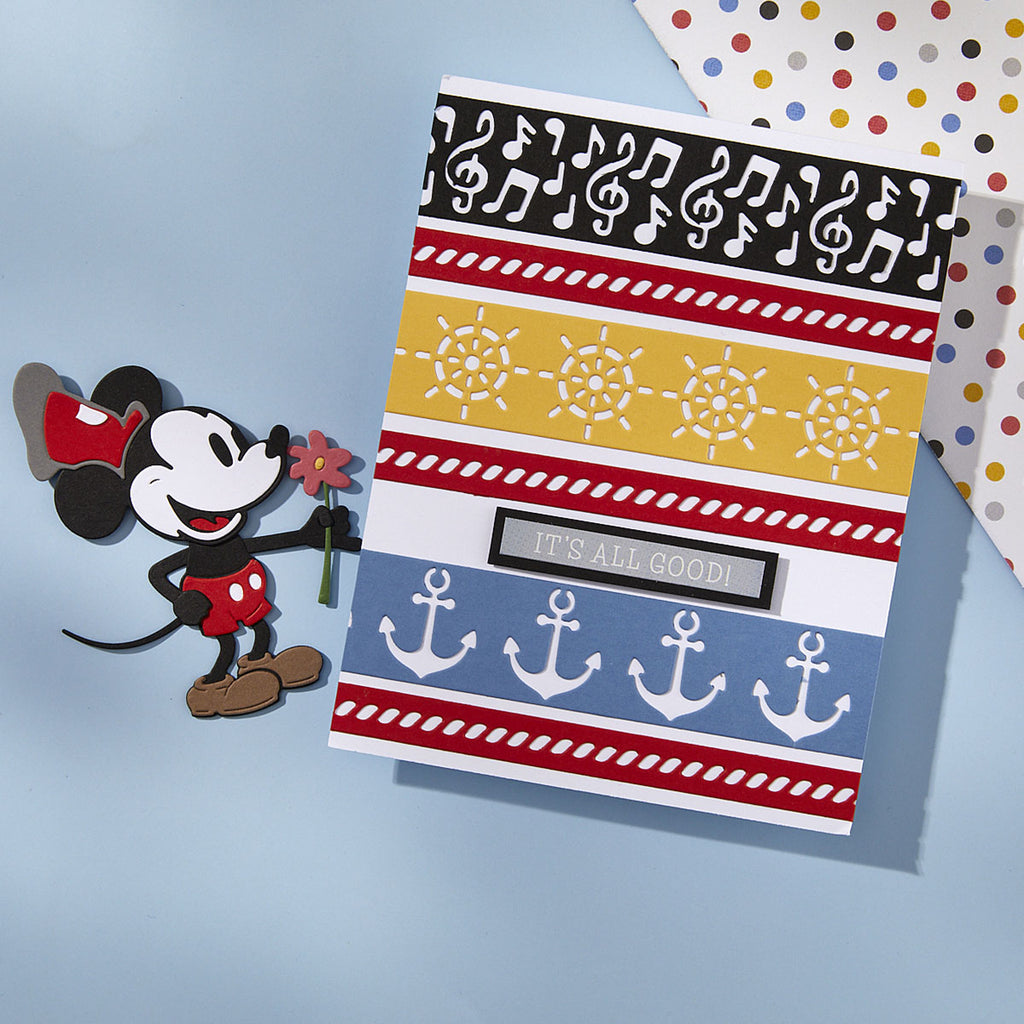 Spellbinders Classic Mouse Borders Etched Dies s5-704 all good