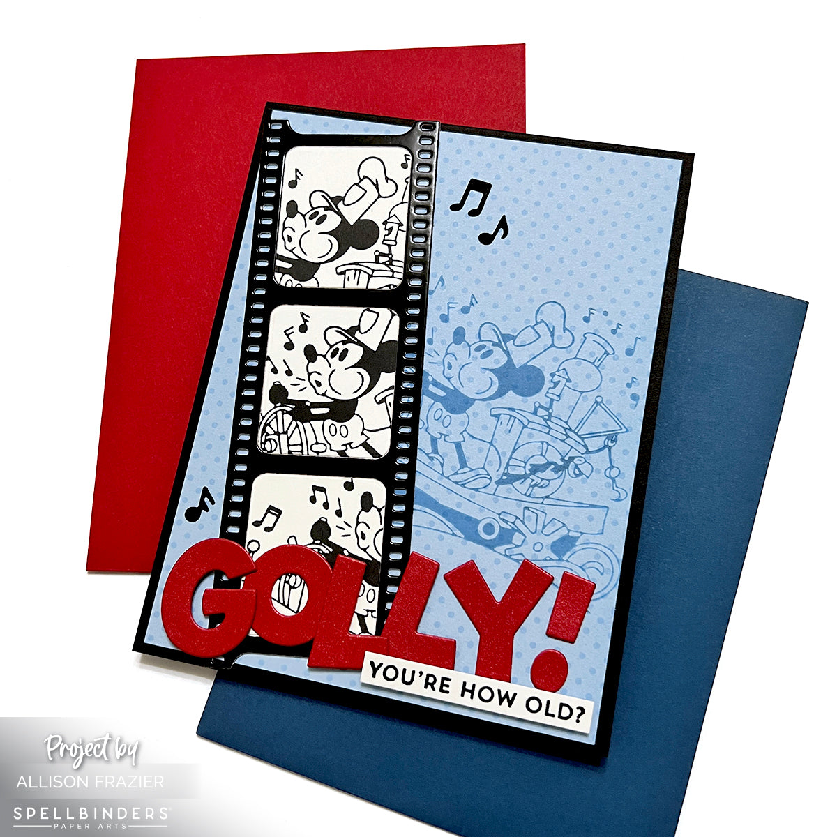 Spellbinders Classic Mouse Borders Etched Dies s5-704 golly