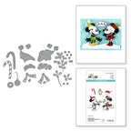 Spellbinders Classic Mouse Christmas Embellishments Etched Dies s4-1496
