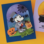 Spellbinders Classic Mouse Costume Party Die Bundle suit with hat pumpkin spider trick or treat card