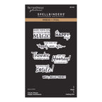 Spellbinders Classic Mouse Love Happy Sentiments Press and Foil Plate and Die Set bp-348
