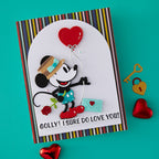 Spellbinders Classic Mouse Love Sentiments Press and Foil Plate and Die Set bp-346 mouse