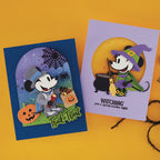 Spellbinders Classic Mouse Trick-or-Treat Sentiments Stamp and Die Set sds-240 trick or treat mickey and minnie cards