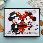 Spellbinders Classic Mouse Wedding Dies s6-270 red roses