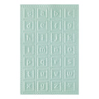 Spellbinders Classic Pooh Baby Blocks 3D Embossing Folder e3d-164 letters