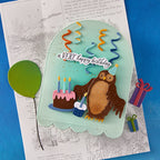 Spellbinders Classic Pooh Birthday Accessories Etched Dies s4-1476 owl