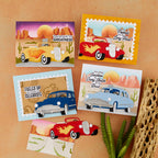 Spellbinders Classic Road Legends 2.0 Die, Stamp and Stencil Bundle cars mindy eggen