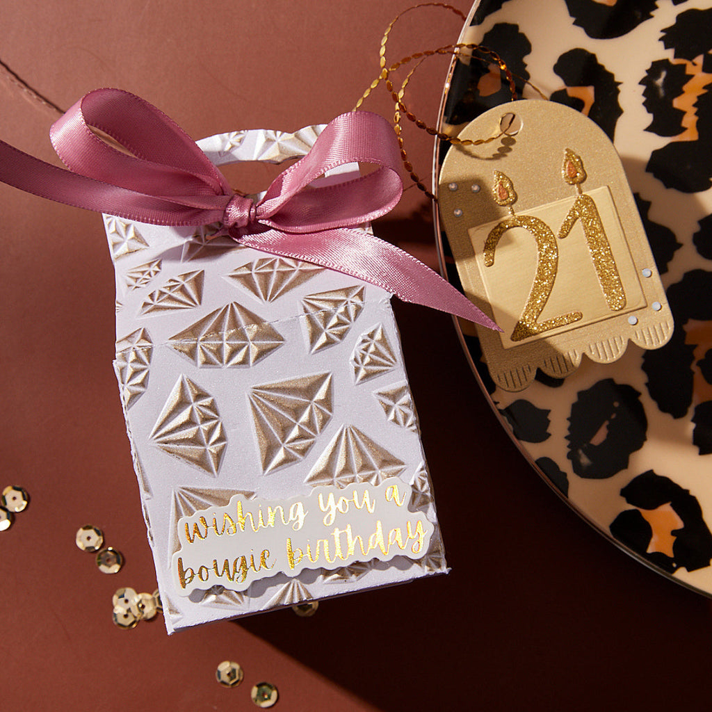 Spellbinders Classy Numbers Etched Dies s4-1416 21st birthday