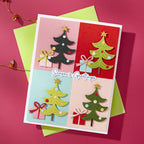 Spellbinders Cocoa Wonderland Etched Dies s5-702 presents