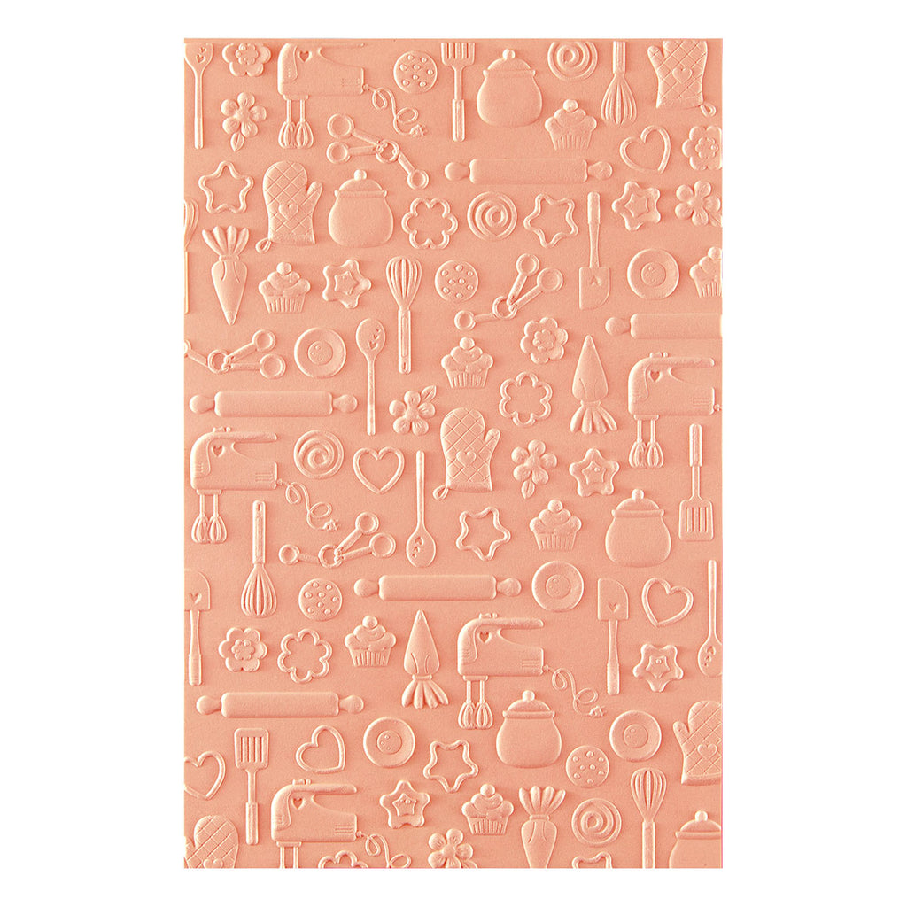 Spellbinders Confection Companions 3D Embossing Folder e3d-162 pink