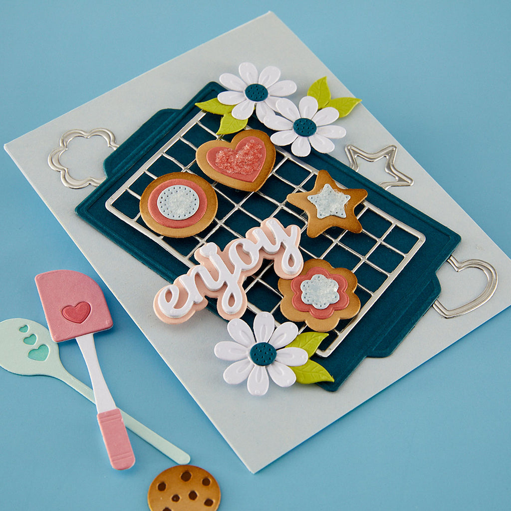 Spellbinders Cool It Cookie Rack Etched Dies s5-727 enjoy