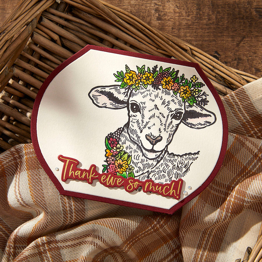 Spellbinders So Grateful for You Betterpress Piatto, in Metallo, ONE