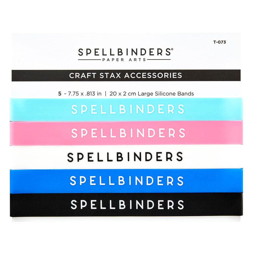 Spellbinders Craft Stax Silicone Bands Large t-073