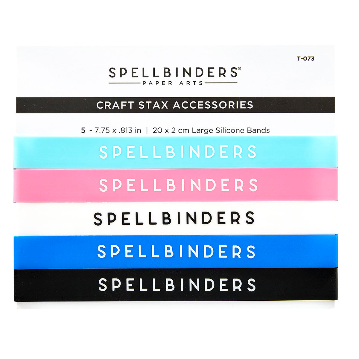 Spellbinders Craft Stax Silicone Bands Large t-073