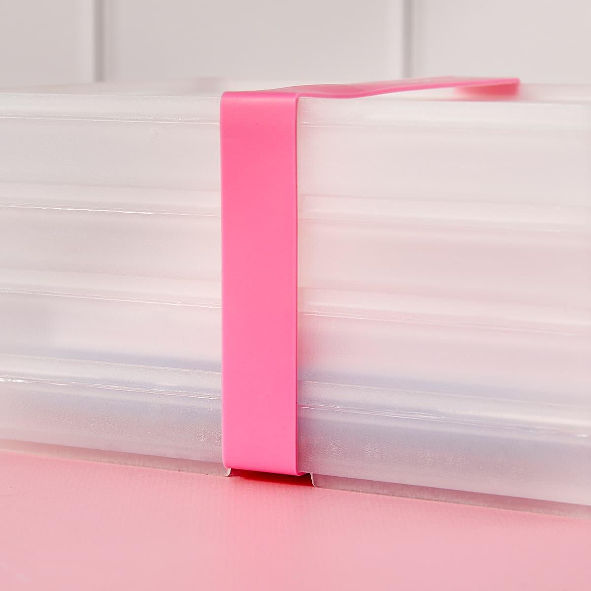 Spellbinders Craft Stax Silicone Bands Medium t-072 pink