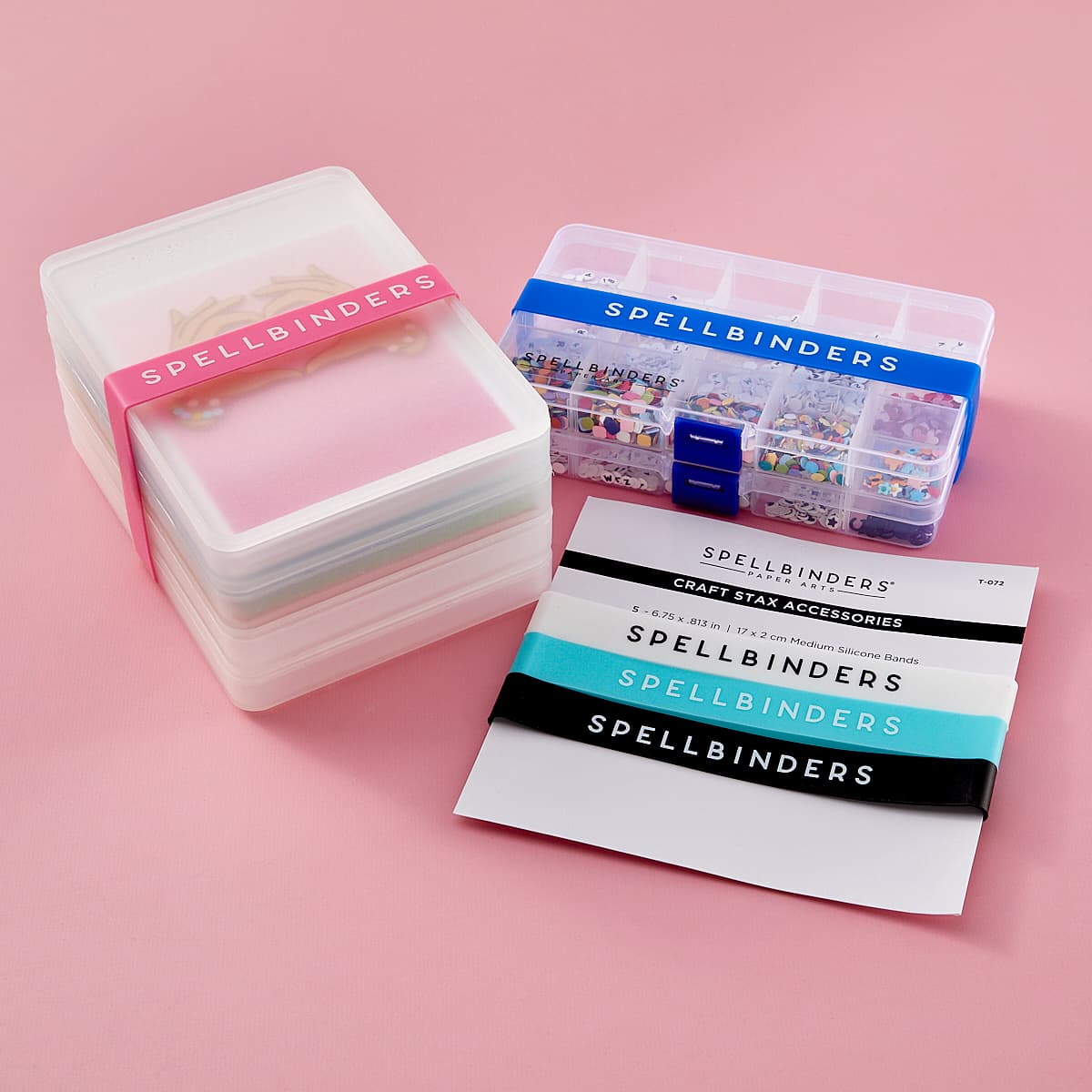 Spellbinders Craft Stax and Bands Medium in use