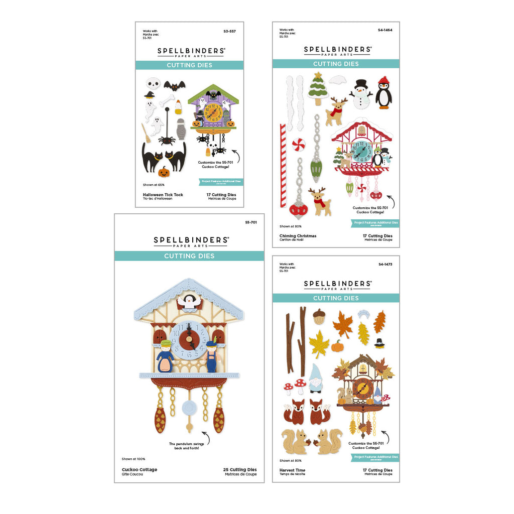 Spellbinders Cuckoo Cottage Die Bundle