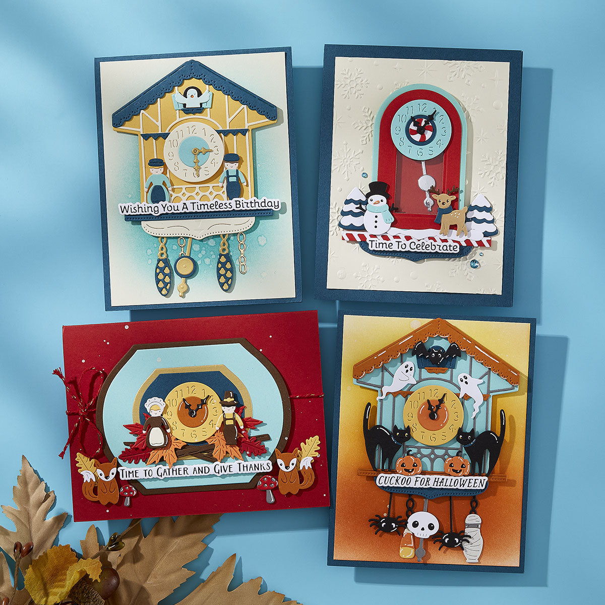 Spellbinders Cuckoo Cottage Die and BetterPress Plate Bundle holidays