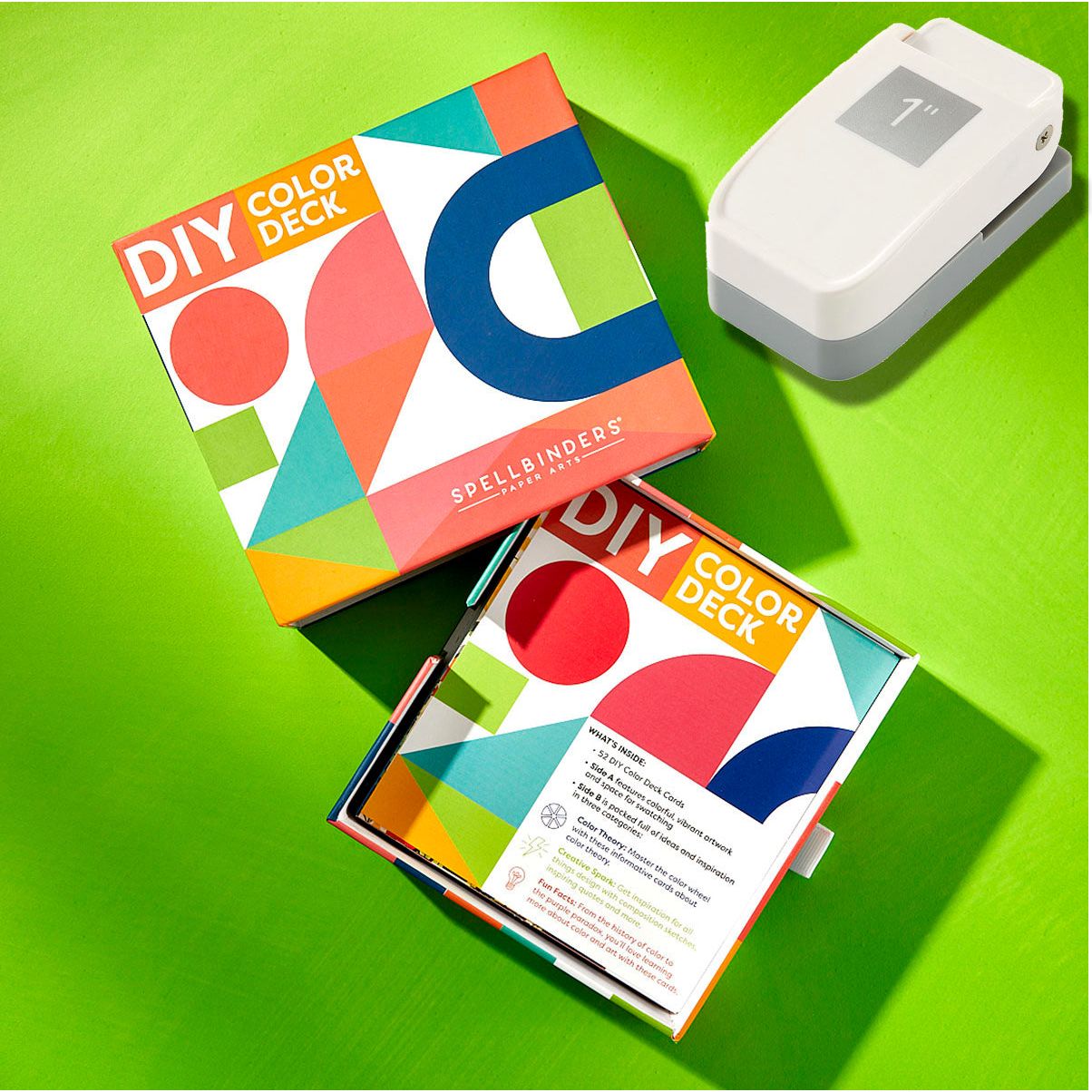 Spellbinders DIY Color Deck and Square Punch Bundle