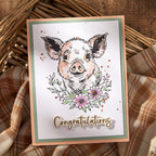 Spellbinders Daisy BetterPress Plate and Die Set bp-232 congratulations