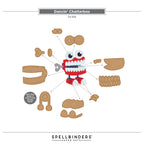 Spellbinders Dancin' Chatterbox Etched Dies s4-1518 assembly