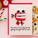 Spellbinders Dancin Chatterbox Etched Dies s4-1518 teeth googly eyes card yana smakula | color-code:ALT02