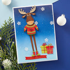 Spellbinders Dancin Moose Klondike Etched Dies s4-1370