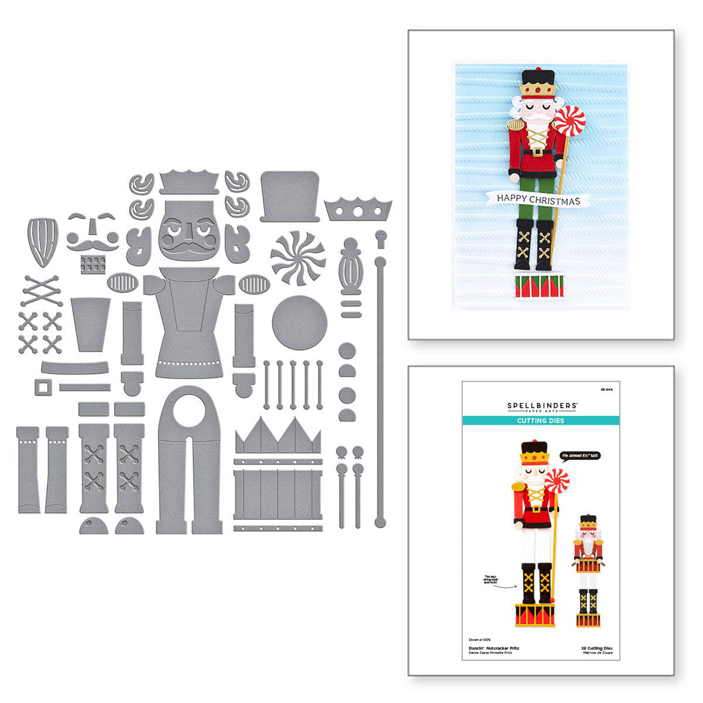 Spellbinders Dancin Nutcracker Fitz Etched Dies s5-644