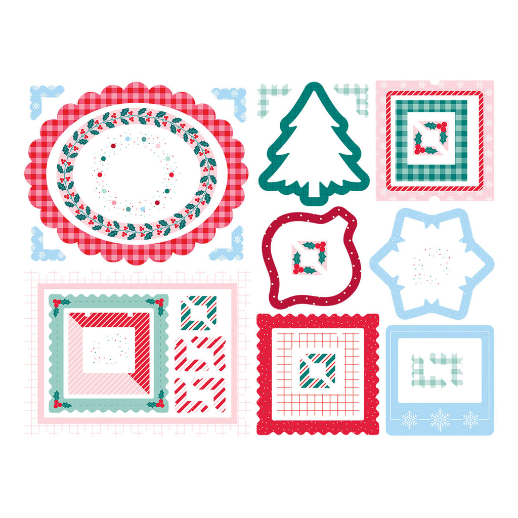 Spellbinders Dear Santa 2026 Annual Holiday Mega Kit bd-1107 SCSE-045 chipboard frames