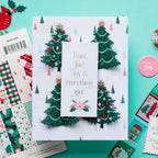 Spellbinders Dear Santa Christmas Trees Dimensional Stickers scse-052 peace love joy & everything nice yana smakula