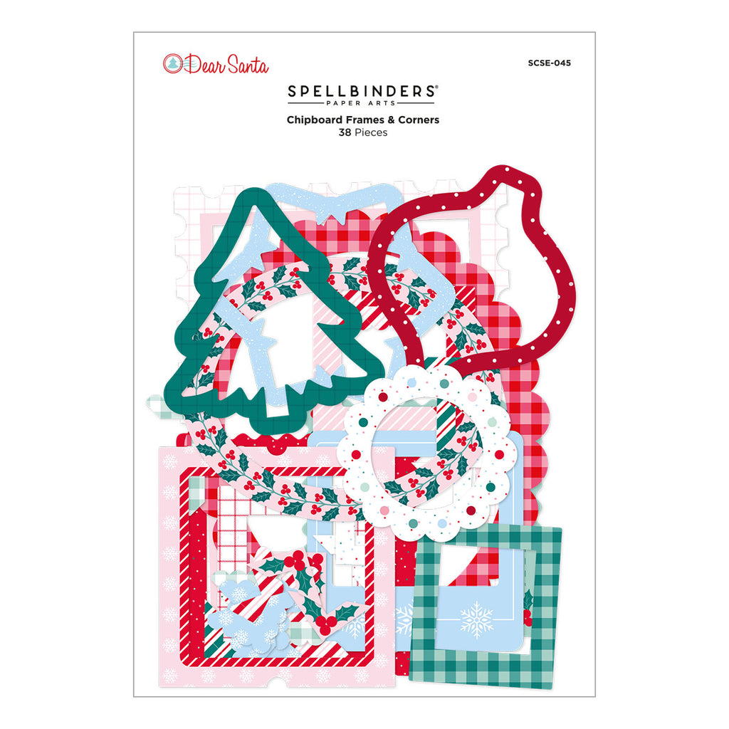 Spellbinders Dear Santa Die Cut Ephemera scse-040 