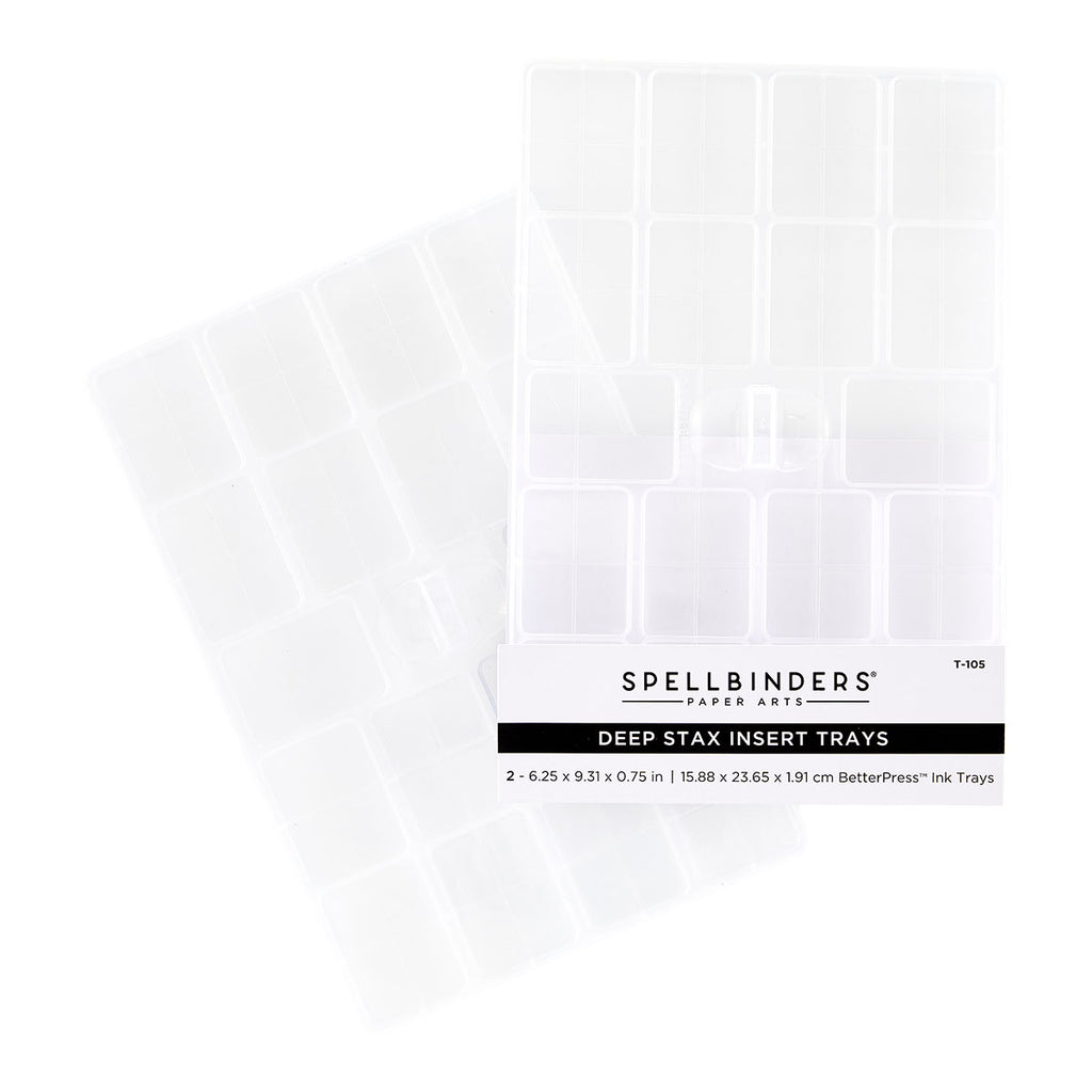 Spellbinders Deep Stax BetterPress Ink Trays t-105