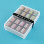 Spellbinders Deep Stax BetterPress Ink Trays t-105 filled with ink pads closed box