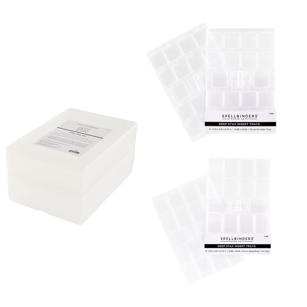 Spellbinders Deep Stax Reinker and Ink Pad Bundle