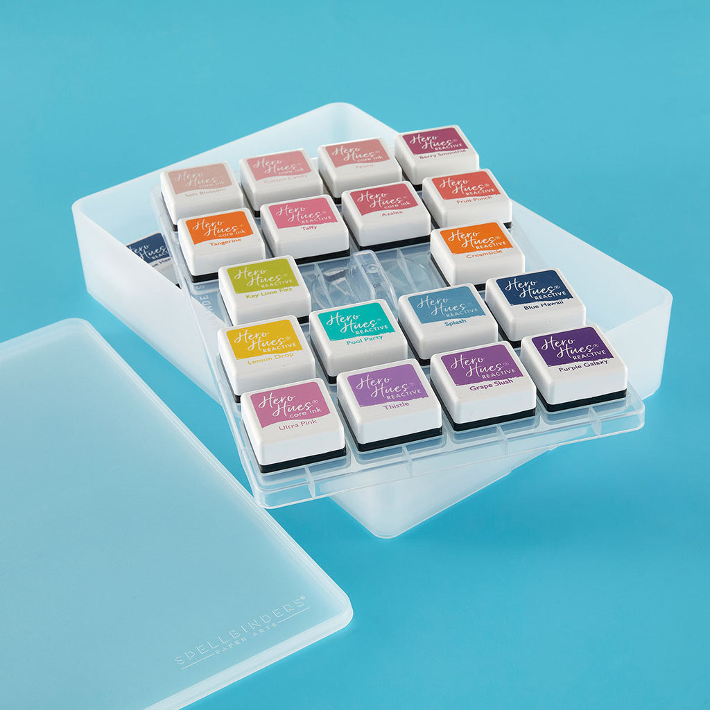 Spellbinders Deep Stax Reinker and Ink Pad Bundle Deep Stax Ink Cube Trays t-106