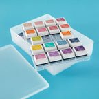 Spellbinders Deep Stax Tray and Ink Cube Bundle holding mini inks