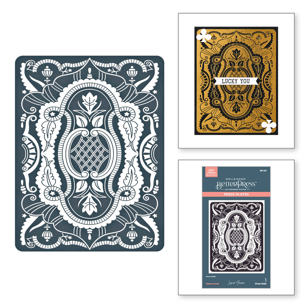 Spellbinders Deluxe Deck Press Plates bp-241