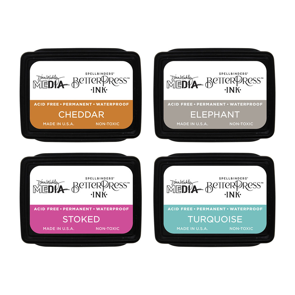 Spellbinders Dina's Faves BetterPress Ink Mini Set bpi-044