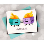 Spellbinders Dumpster Fire Clear Stamp and Die Set sds-220 | color-code:ALT01