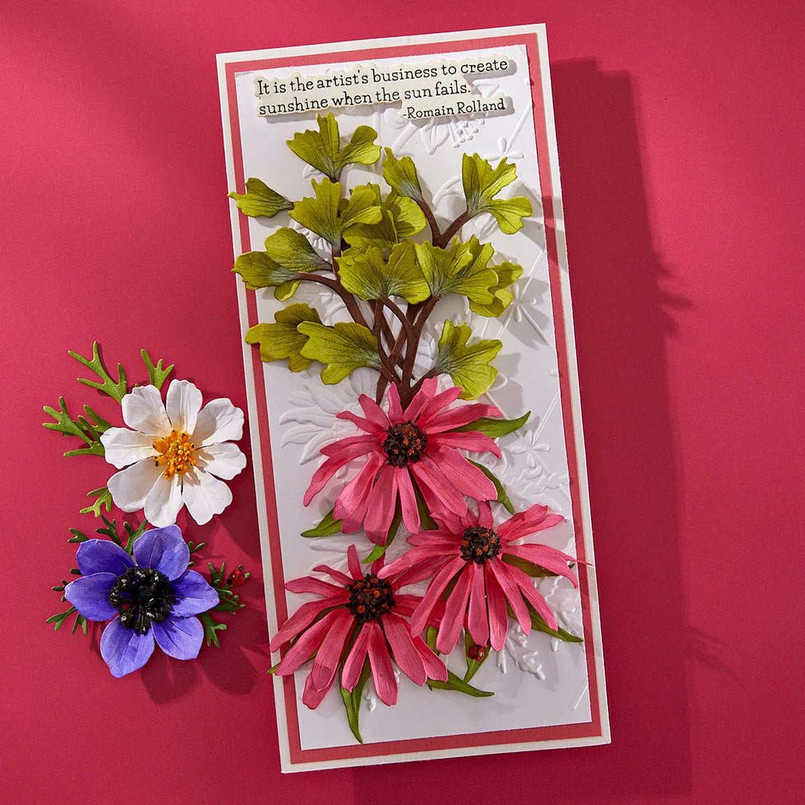 Spellbinders Echinacea Etched Dies s4-1437 blooms