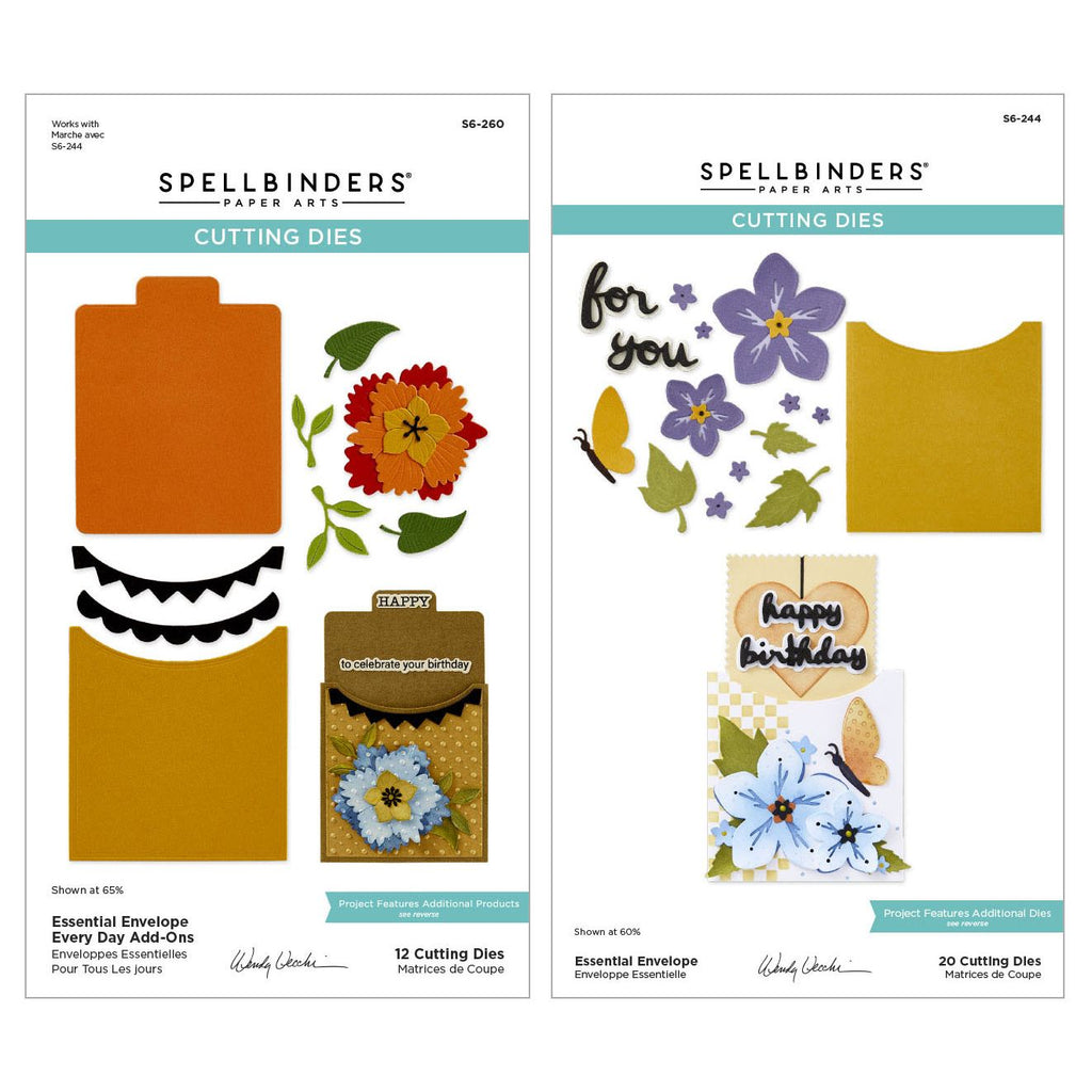 Spellbinders Essential Envelope and Add-Ons Die Bundle