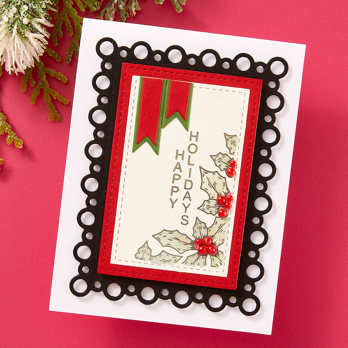 Spellbinders Essential Tag Accessories Press Plate and Die Set bp-214 holidays