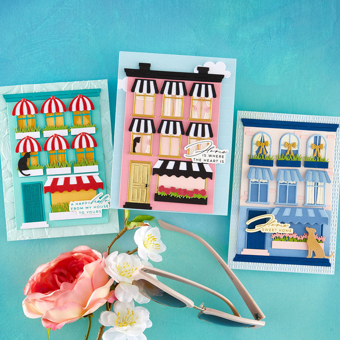 Spellbinders Everyday Awnings City Holiday Add On Dies s3-579 home