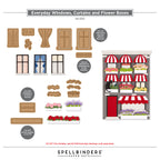 Spellbinders Everyday Windows, Curtains and Flower Boxes City Holiday Add On Dies s4-1537 guide