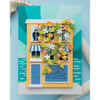 Spellbinders Everyday Windows, Curtains and Flower Boxes City Holiday Add On Dies s4-1537 ocean | color-code:ALT02