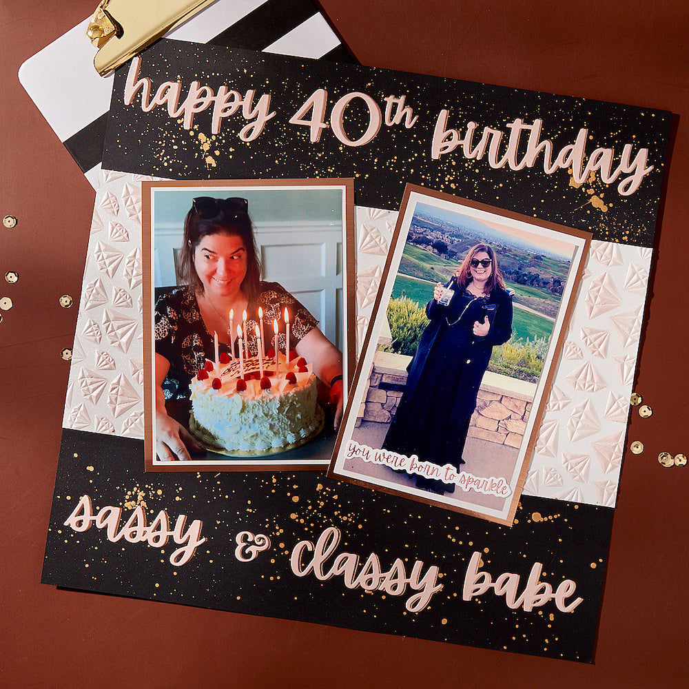 Spellbinders Fabulous Birthday Etched Dies s5-681 sassy 