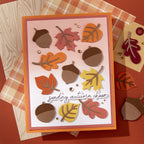 Spellbinders Falling Leaves Etched Dies s4-1484 leaves