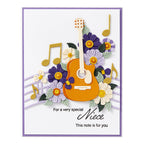 Spellbinders Family Musical Mix Greetings Clear Stamp Set stp-257 niece