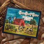 Spellbinders Farm Sweet Farm Registration BetterPress Plate and Die Set bpr-019 home