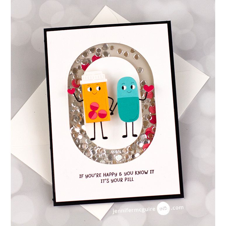 Spellbinders Favorite Side Effect Clear Stamp and Die Set sds-219 | color-code:ALT01